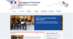 Desktop Screenshot of ambafrance-co.org